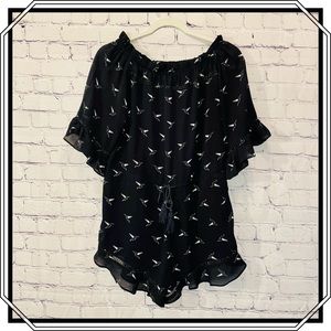 Ava Navy Blue Romper Size 8